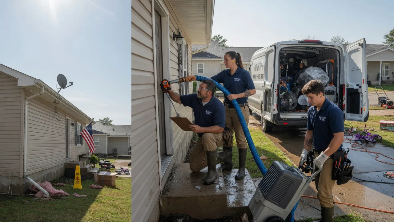 Ceiling Water Damage Restoration in Clay Center, OH near me